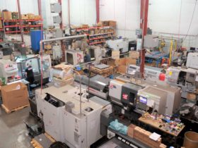 Shop floor of our CNC and EDM